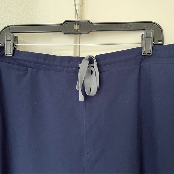 Figs Skinny Scrub Navy Blue Pants - Picture 7 of 10